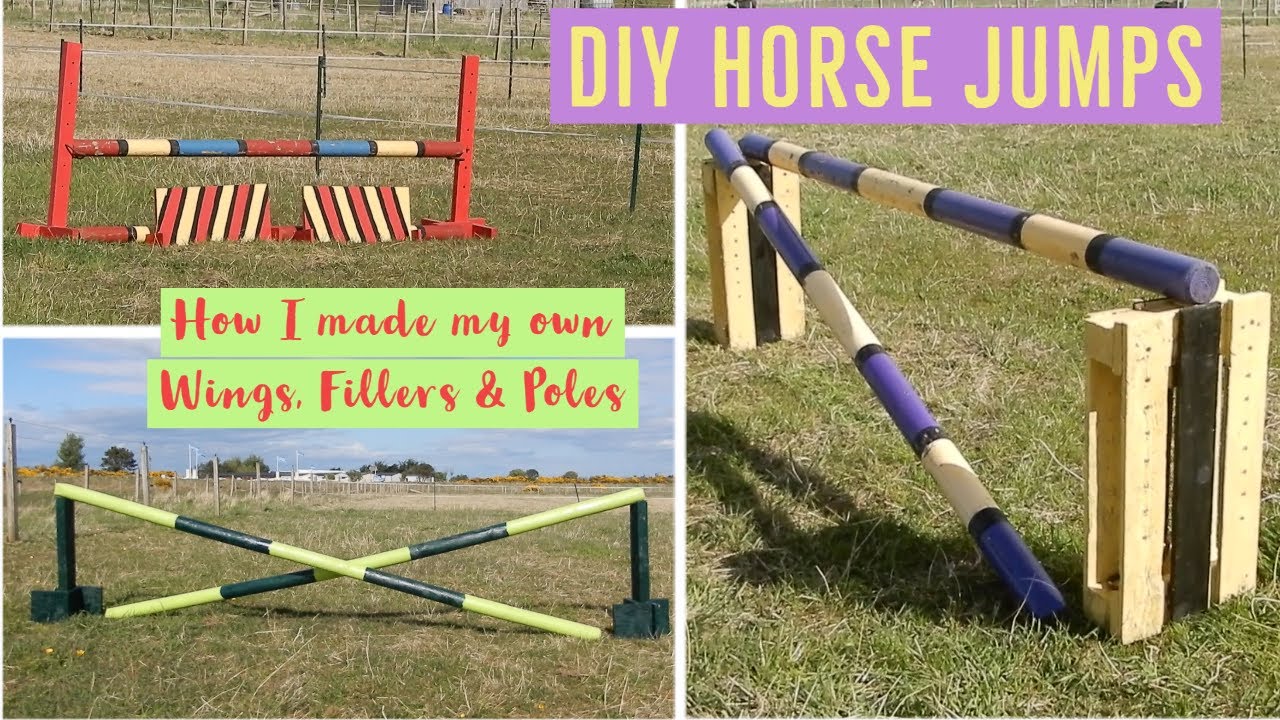 DIY Horse Jumps | How I made my own Wings, Fillers & Poles | Ceilidh the Highland