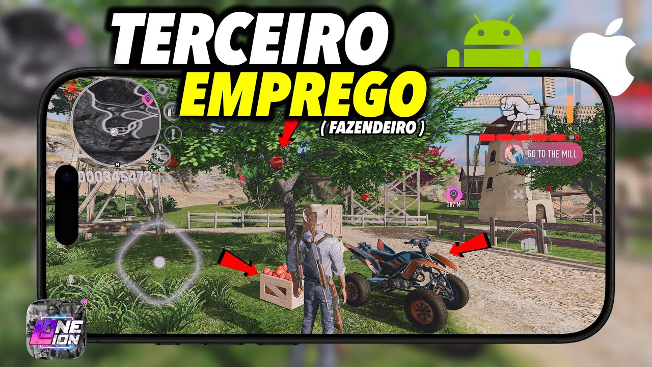 MEU PRIMEIRO DIA NA FAZENDA NO NOVO GTA RP MOBILE… e o DINHEIRO SURPREENDEU! ONE LION RP 