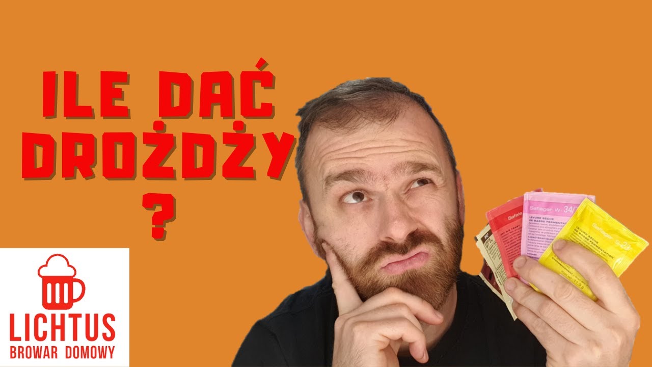 Ile zadać drożdzy do piwnej brzeczki? - jak wyliczam ilość drożdży do fermentacji?