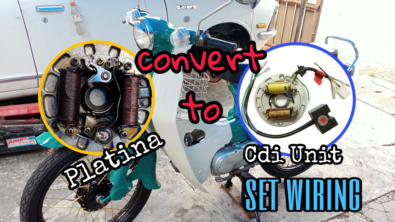 Honda C70 | Platina Convert CDI unit | Cara pasang wayaring c70