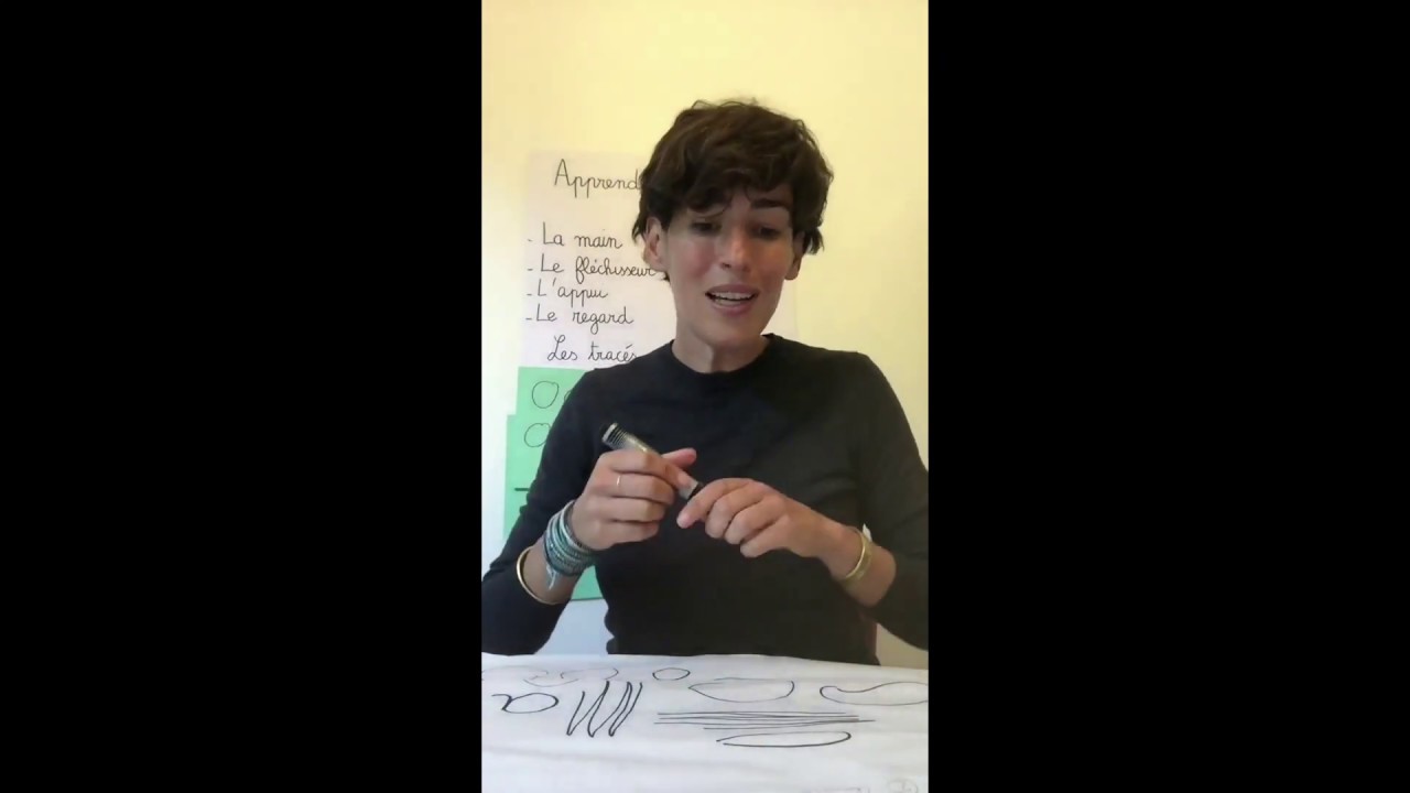 Ecriture. Geste graphique. Progression pour apprendre à écrire en attaché. 1/2