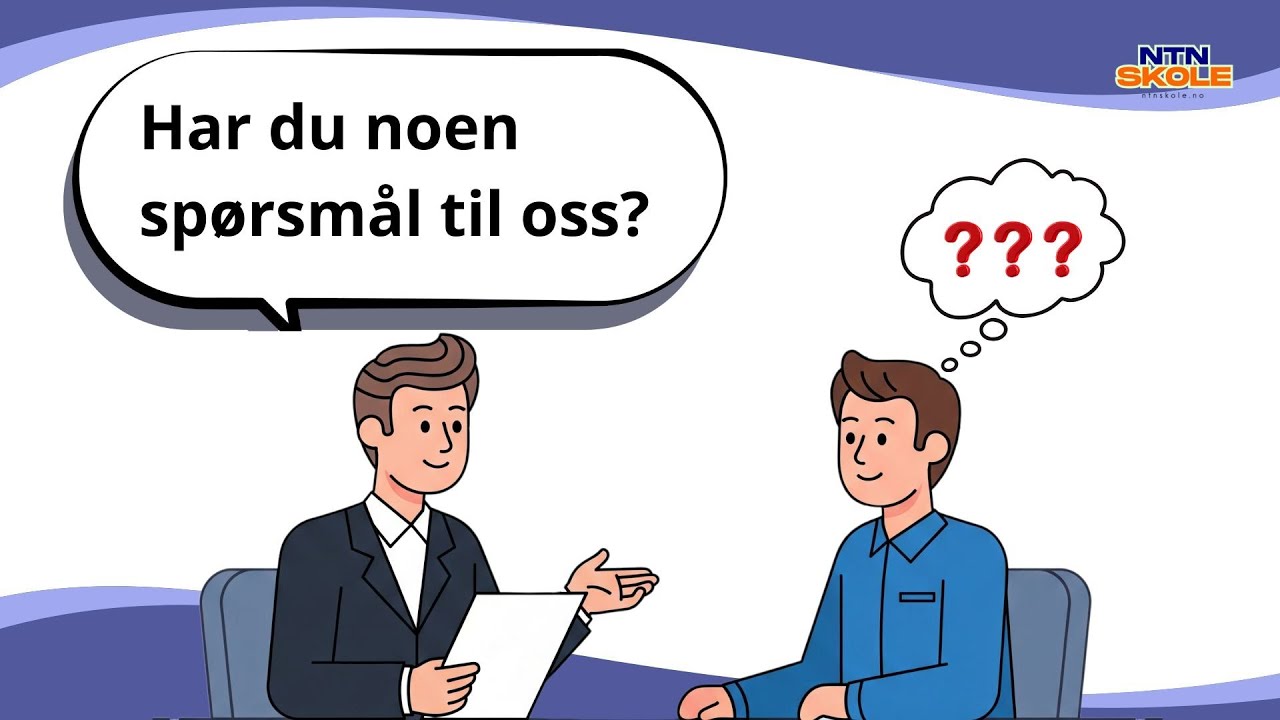Norsk for jobbsøkere | Spørsmål til arbeidsgiver i jobbintervju