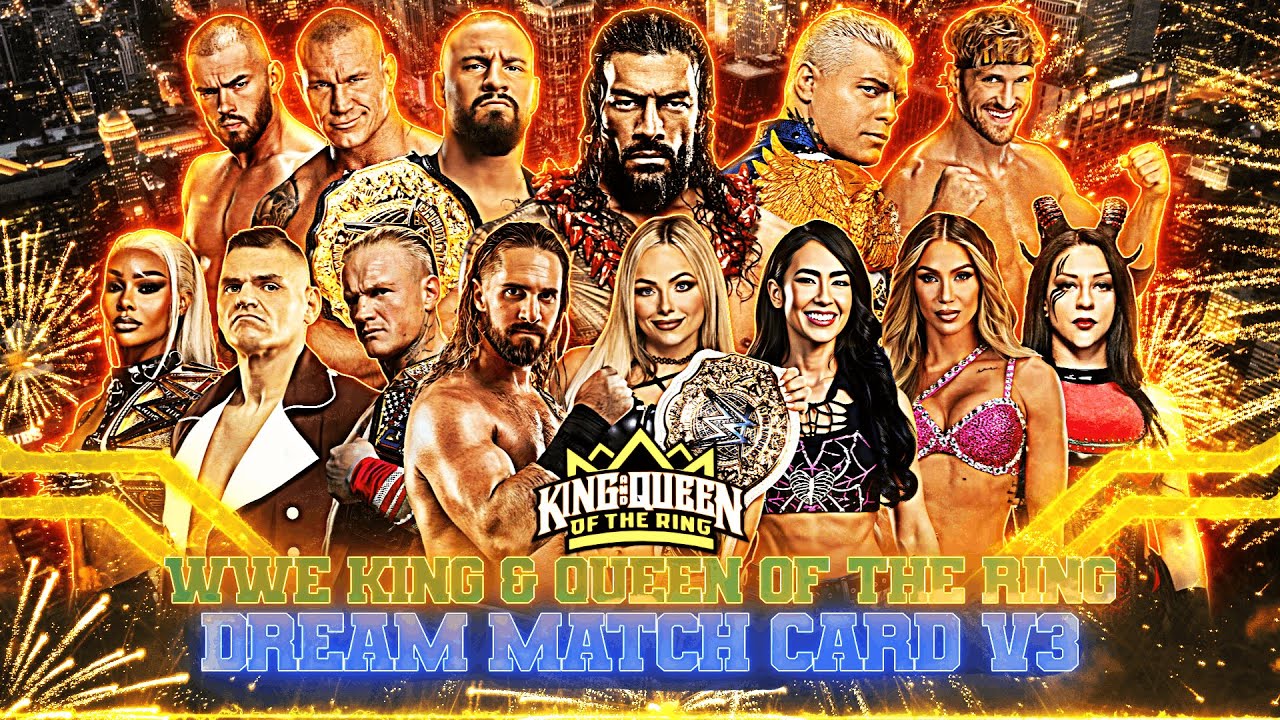 WWE King And Queen of the Ring 2026 Dream Card v3