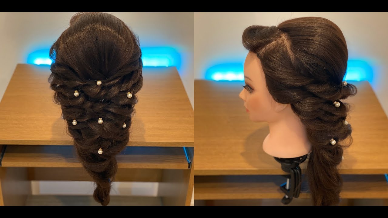 NO HEAT HAIRSTYLE FOR WEDDING/PARTY | BRIDAL HAIRSTYLE | EASY HAIRSTYLE