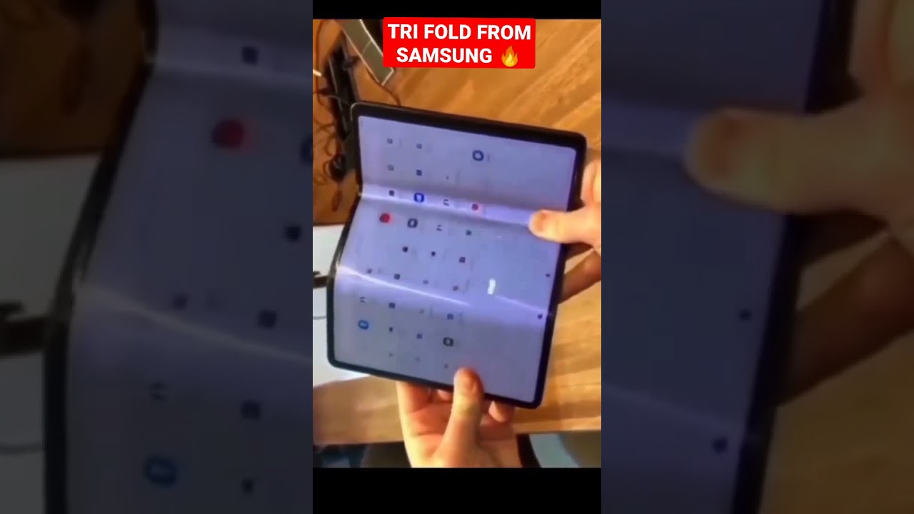 SAMSUNG TRI FOLD PHONE🧐 #shorts #youtubeshorts #Samsung #samsungtrifold #Samsungfold