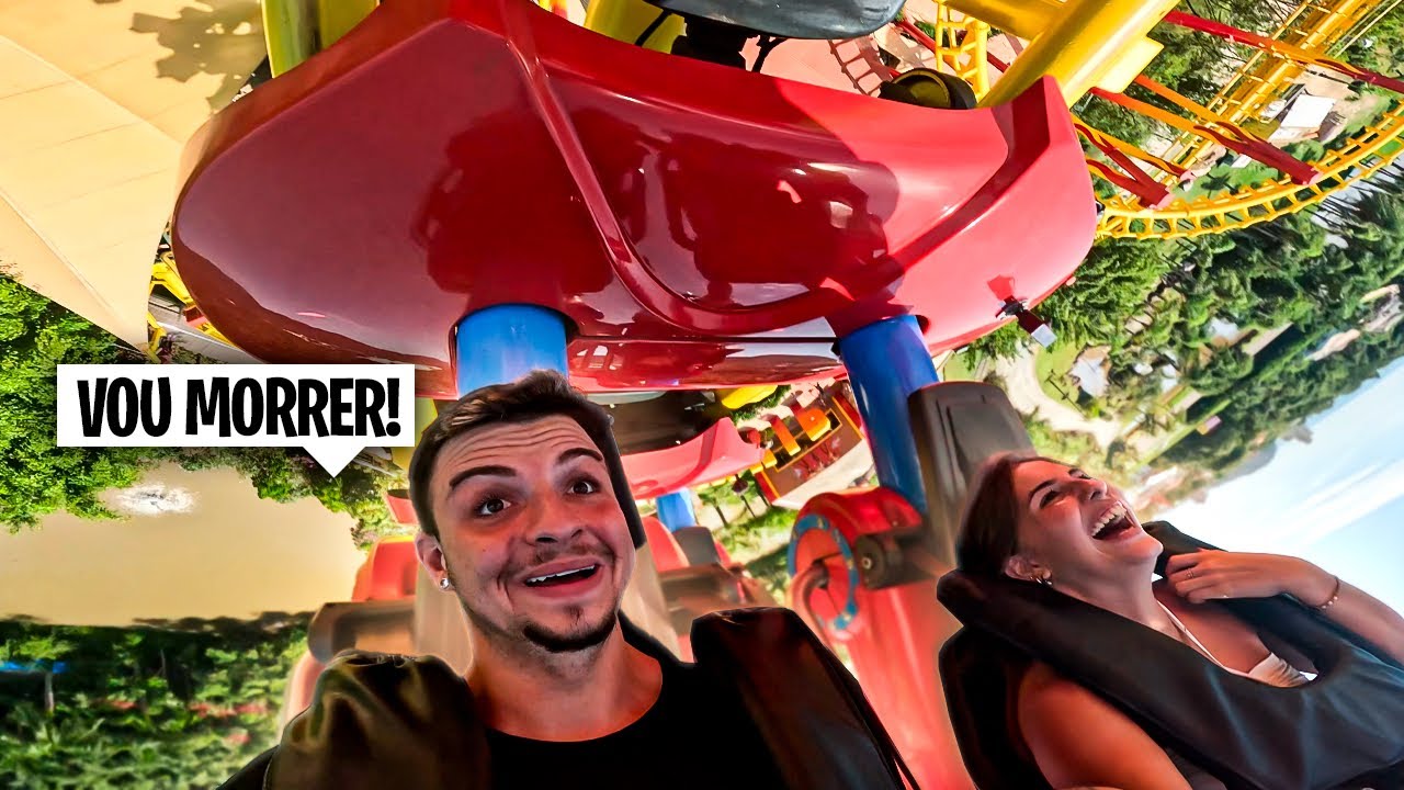 LEVEI MINHA NAMORADA NO MAIOR PARQUE DE DIVERSÃO DO BRASIL E QUASE MORRI…BETO CARRERO!