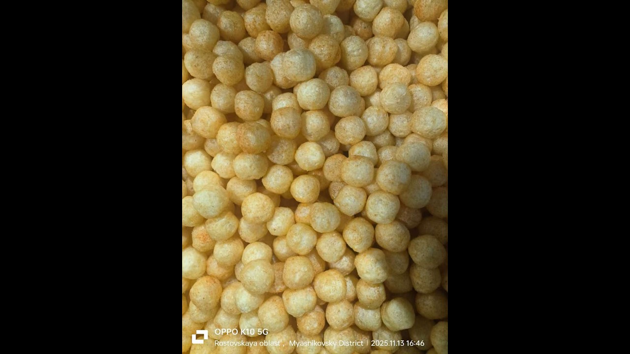 cheese ball make machine corn pop snacks food extruder puffed snack inflating food machinery by DG
