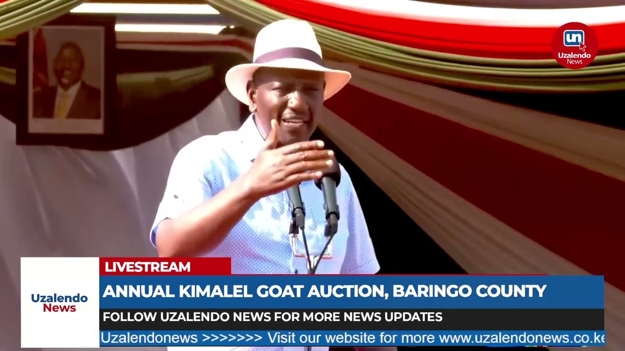 President Ruto's FULL SPEECH at the Annual Kimalel Goat Auction in Baringo County.