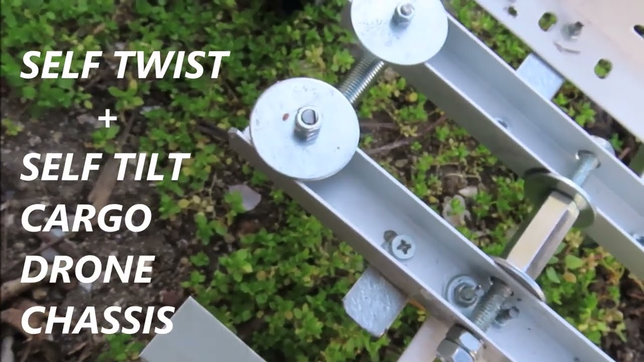 WORLD PATENT NOVELTY First DRONE chassis simultaneously tilt/twist by curves contra acting overturns