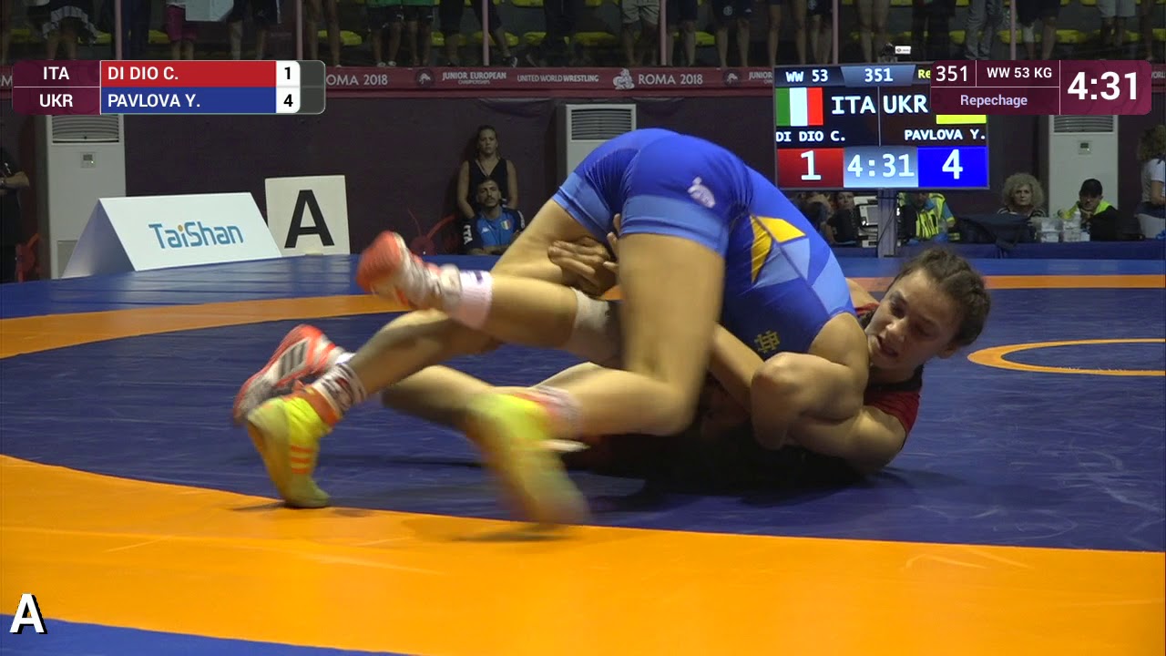 Repechage WW - 53 kg: C. DI DIO (ITA) v. Y. PAVLOVA (UKR)