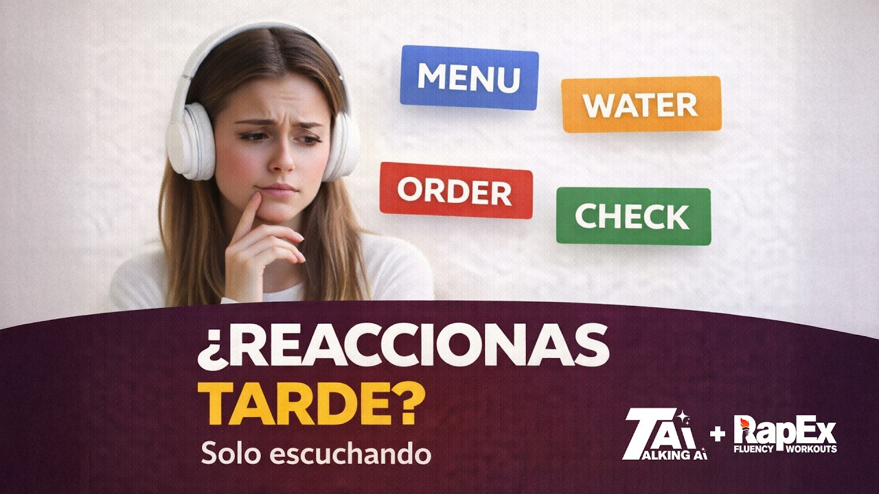 Ejercicio de inglés: Escucha y responde rápido