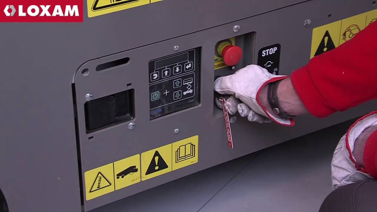 PLATAFORMA DE TIJERA ELÉCTRICA - Reglas de seguridad para trabajos en gran altura