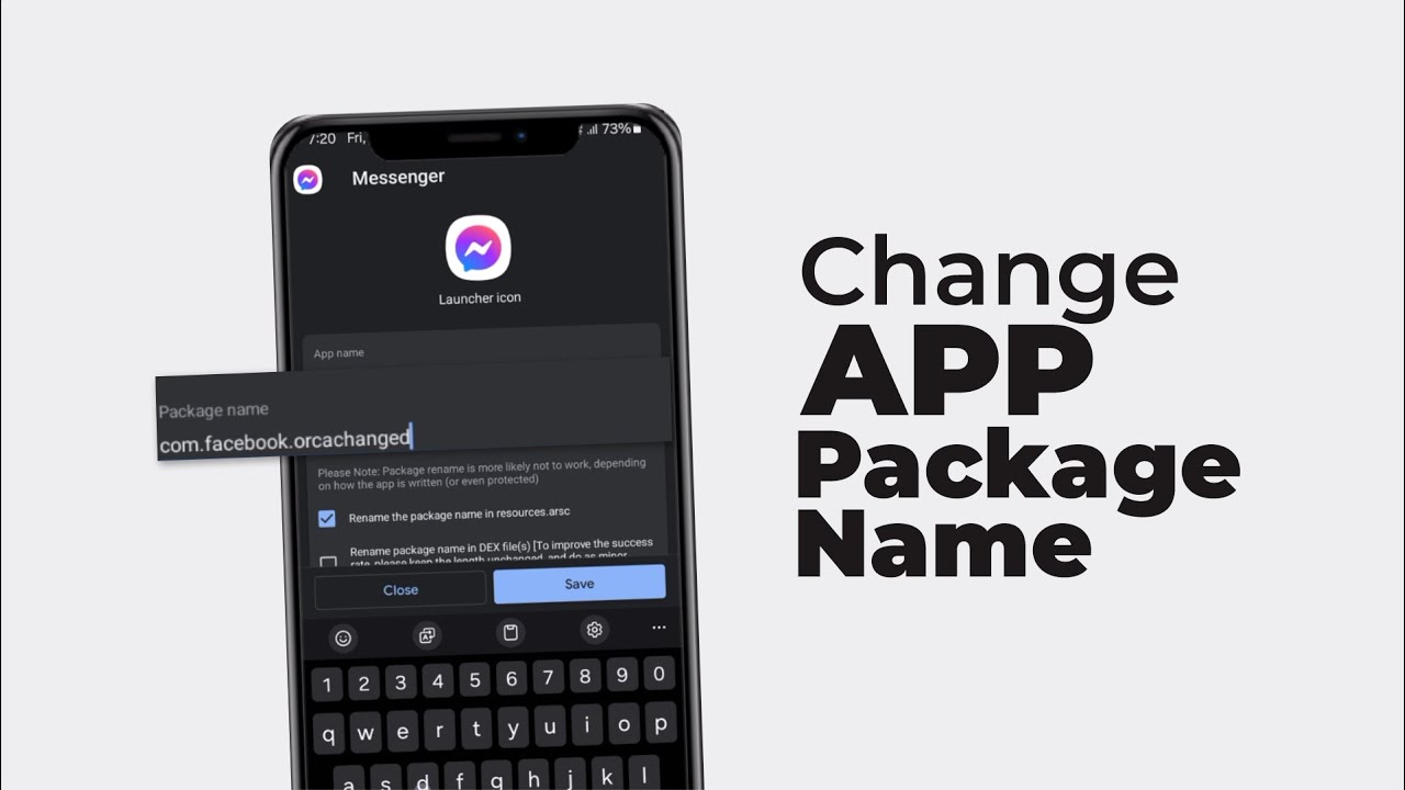 Как легко изменить имя пакета Android APK