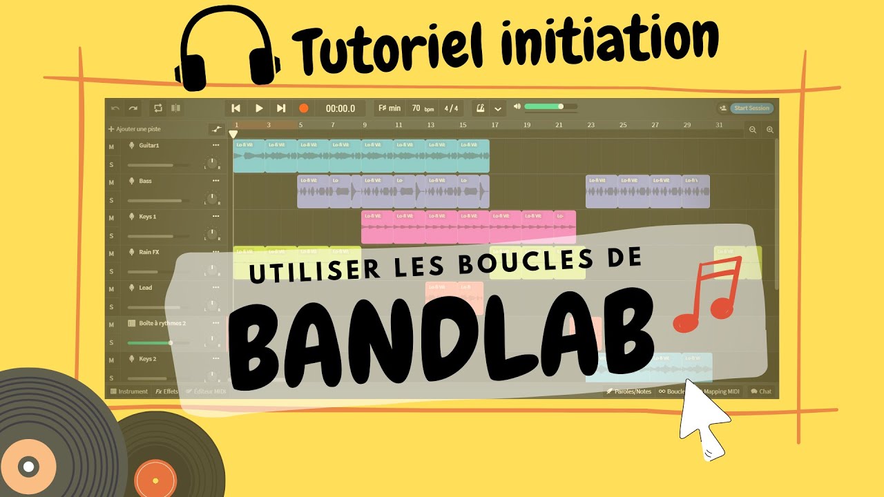 Tutoriel - Initiation à BandLab : utiliser les boucles pré-enregistrées