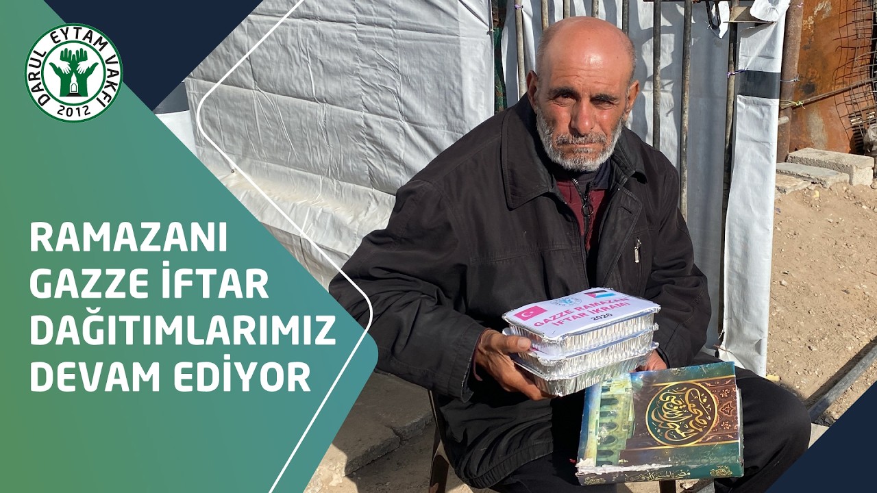GAZZE'DE RAMAZAN BOYU İFTAR YEMEĞİ DAĞITIMLARIMIZ DEVAM EDİYOR