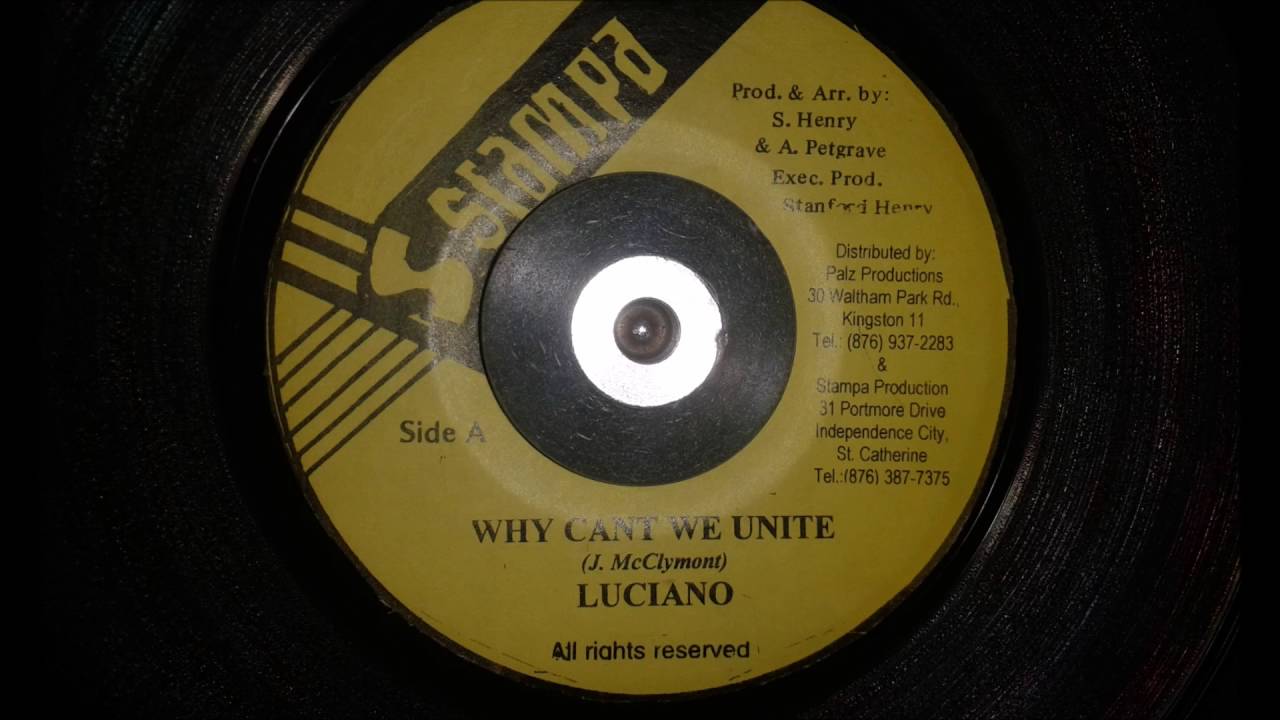 Luciano - Why Can't We Unite (Done Di Place Riddim) [Vinyl]