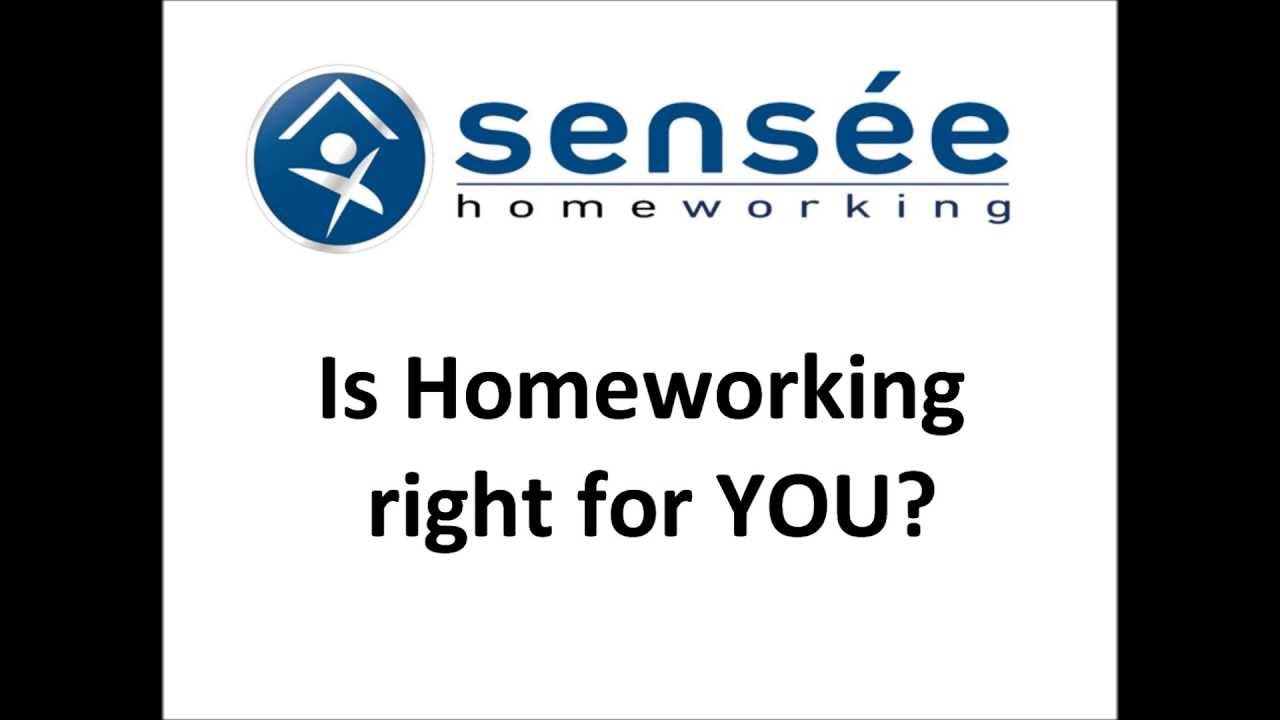 Is Homeworking right for you? Sensee HomeAgent Network