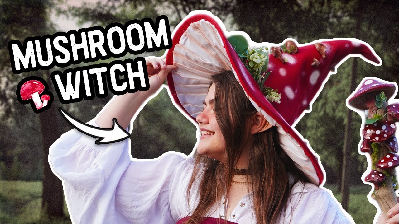 I Made a Mushroom Witch Hat for the ✨Whimsy✨