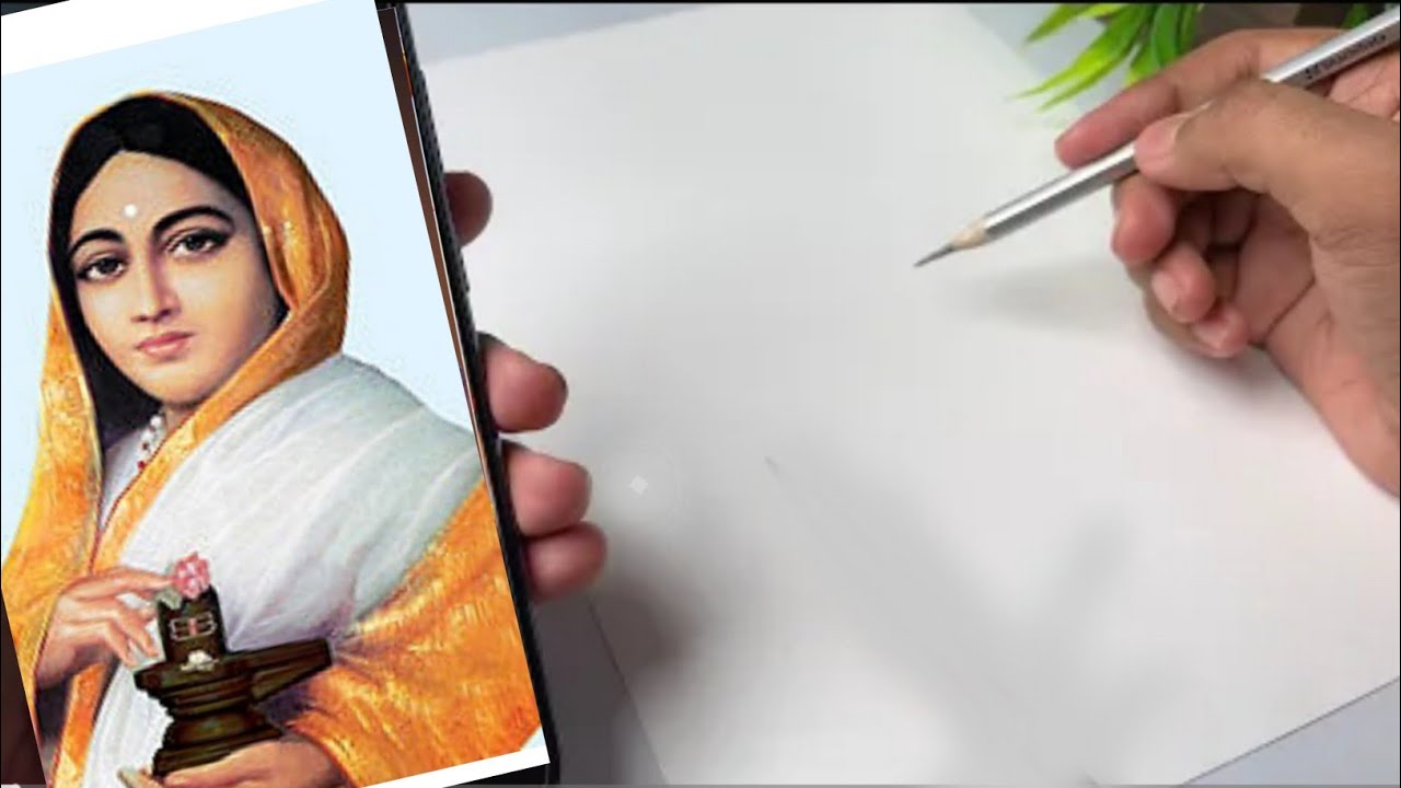 ahilyadevi holkar drawingahilyabai holkar drawingahilyabai holkar drawing easy