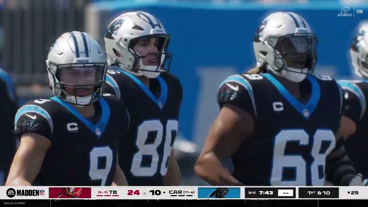 Madden 26 D Franchise Season 2 Buccs vs Panthers Wilcard (Part 2/8)