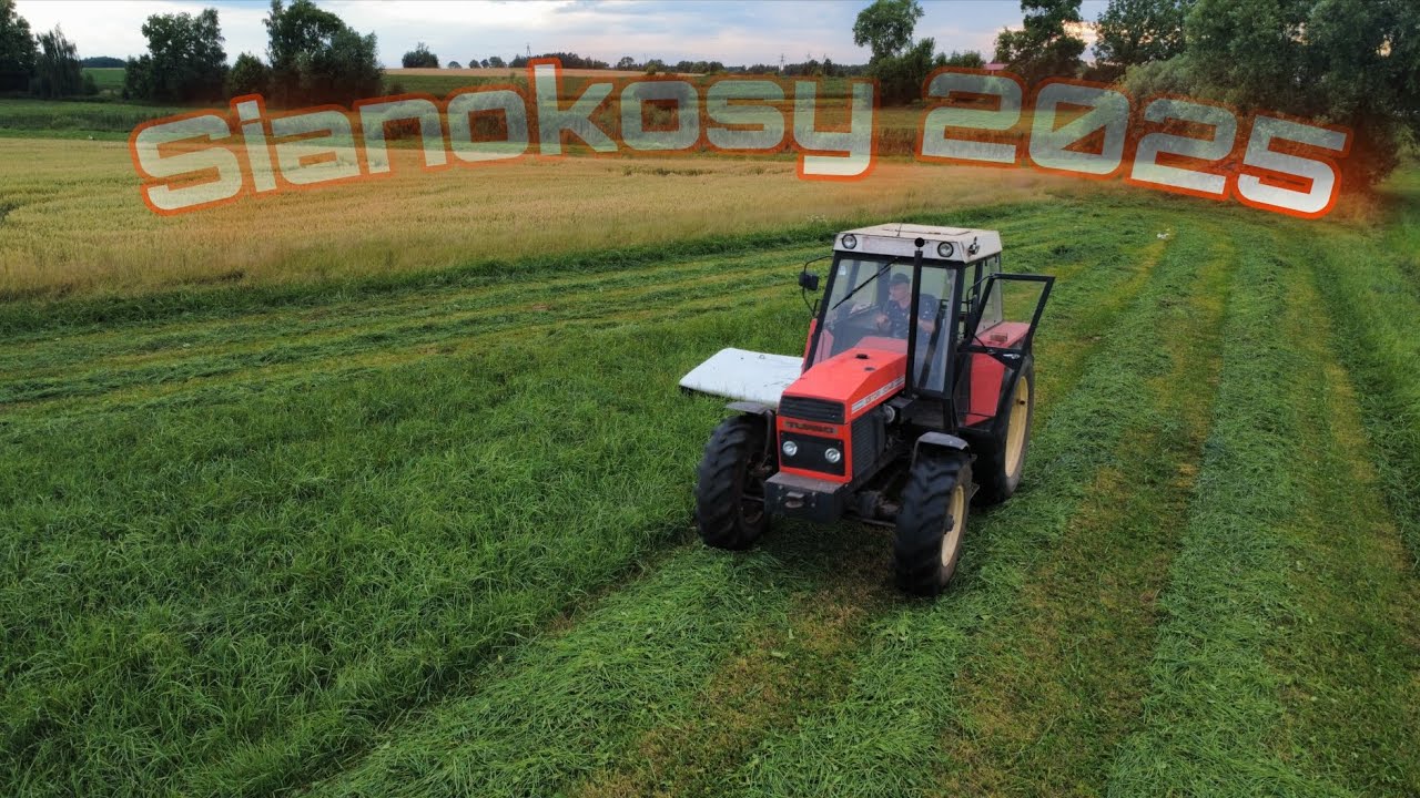 Sianokosy 2025 2pokos🚨☘️ Zetor 10145 i kosiarka samasz w akcji 🚨💪🚨
