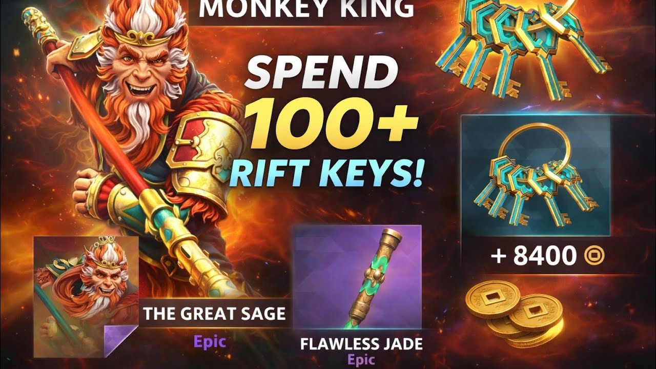 100+ Keys Opening for Monkey King 🔥 Worth It? | Shadow Fight 4