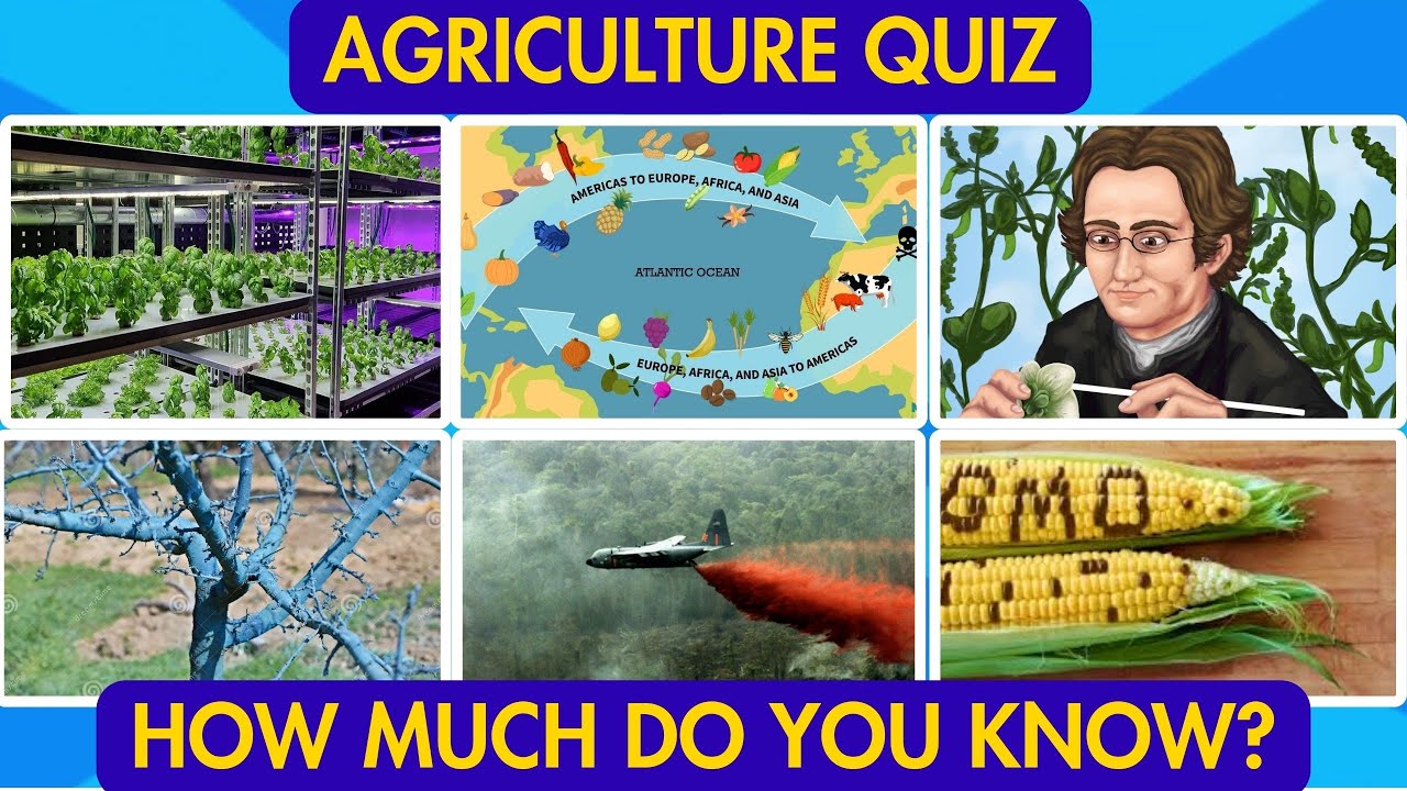 HISTORY OF AGRICULTURE QUIZ | TEST YOUR BRAIN  | SUPER CHALLENGER  🌾🚜
