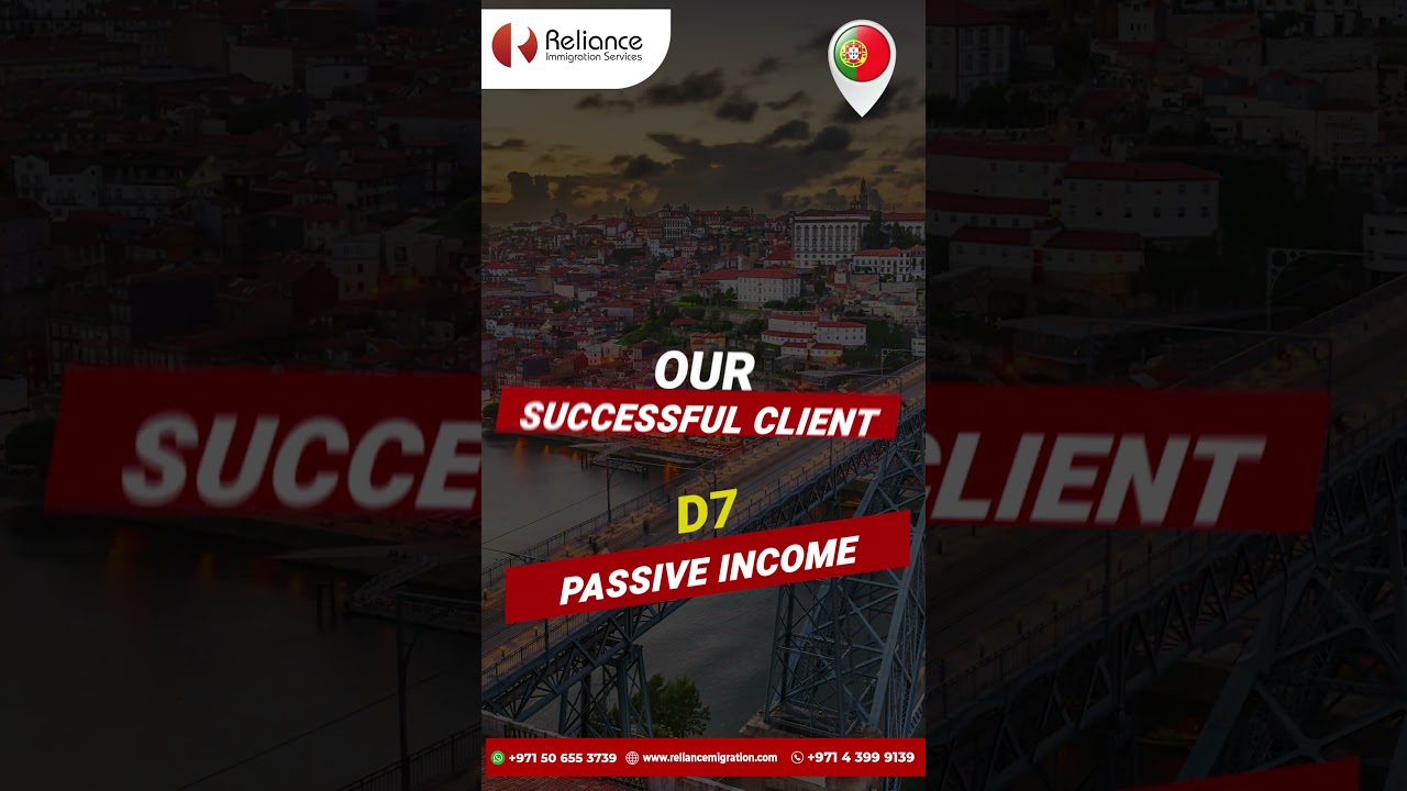 RELIANCE IMMIGRATION CLIENT REVIEW | D7 PORTUGAL PASSIVE INCOME VISA | BEST IMMIGRATION CONSULTANCY
