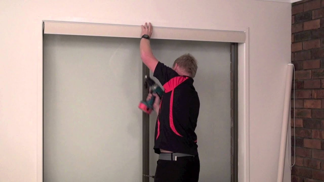 How to Install a Linear Pelmet over a Roller Blind