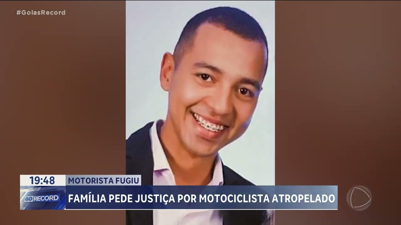 Motorista fugiu: família pede justiça por motociclista atropelado