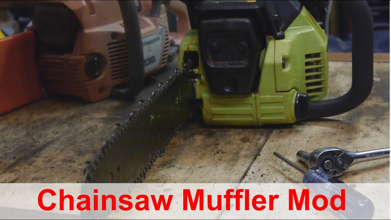 A Quick Chainsaw Muffler Modification