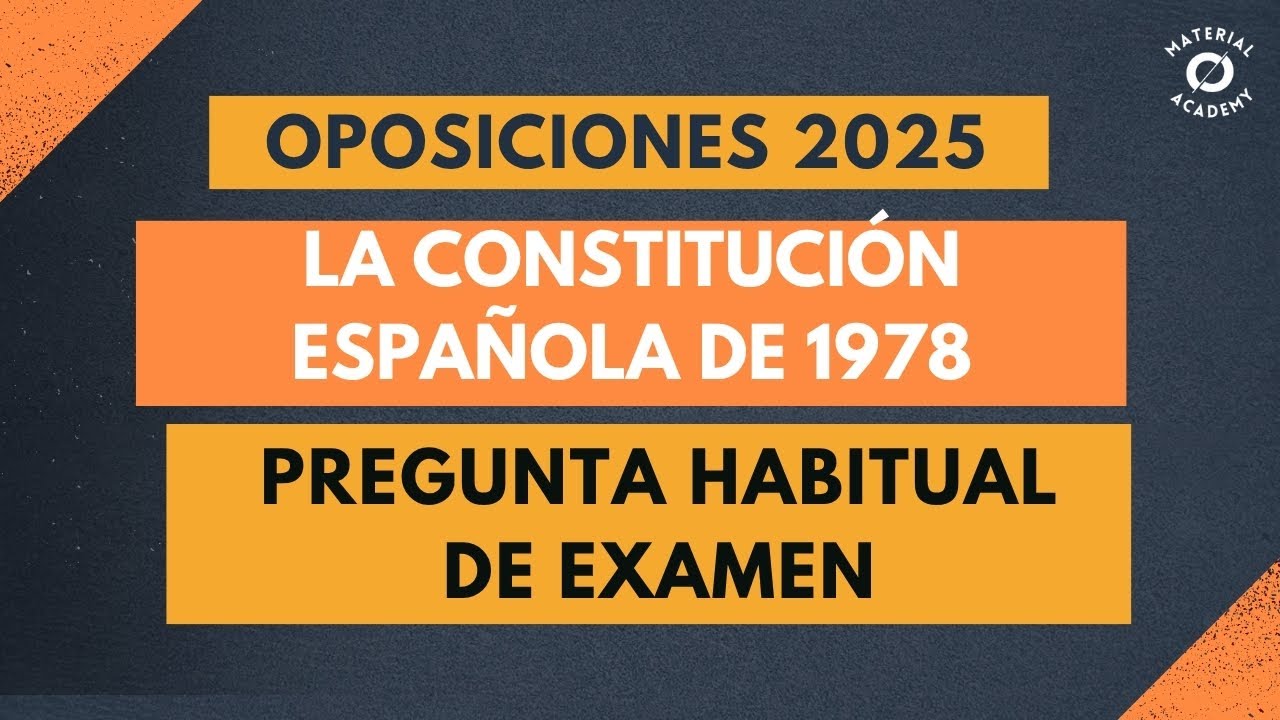 La Constitucion Española: plazos más importantes para examen.