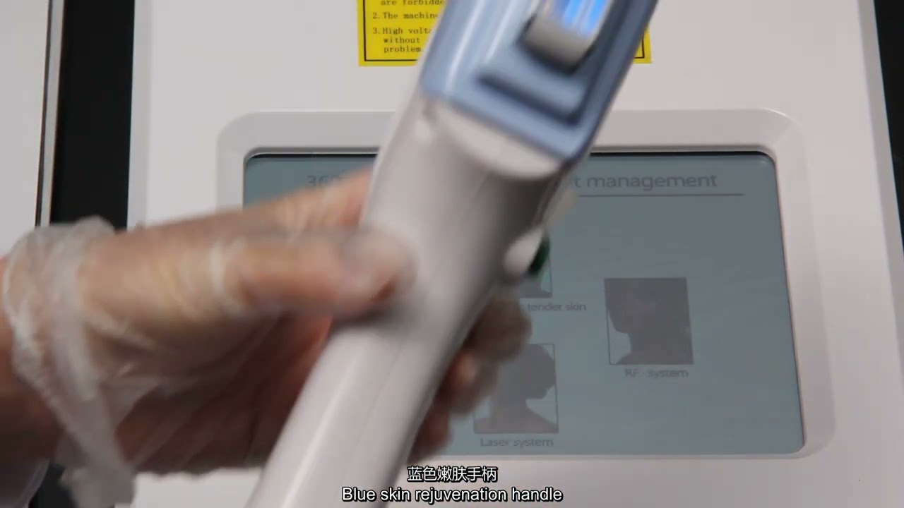 4in1 ipl 360 magneto-optical opt laser hair removal machine installation and operation instructional