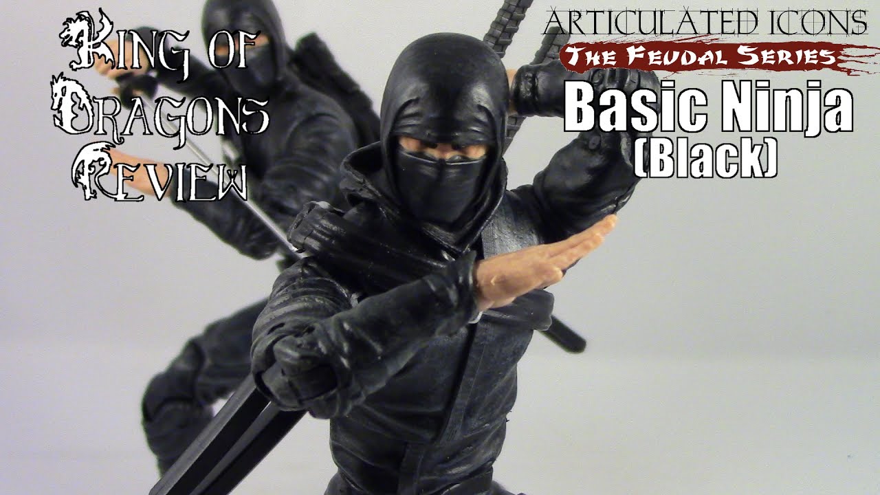 The Fwoosh Articulated Icons - The Feudal Series: Basic Ninja (Black) Review