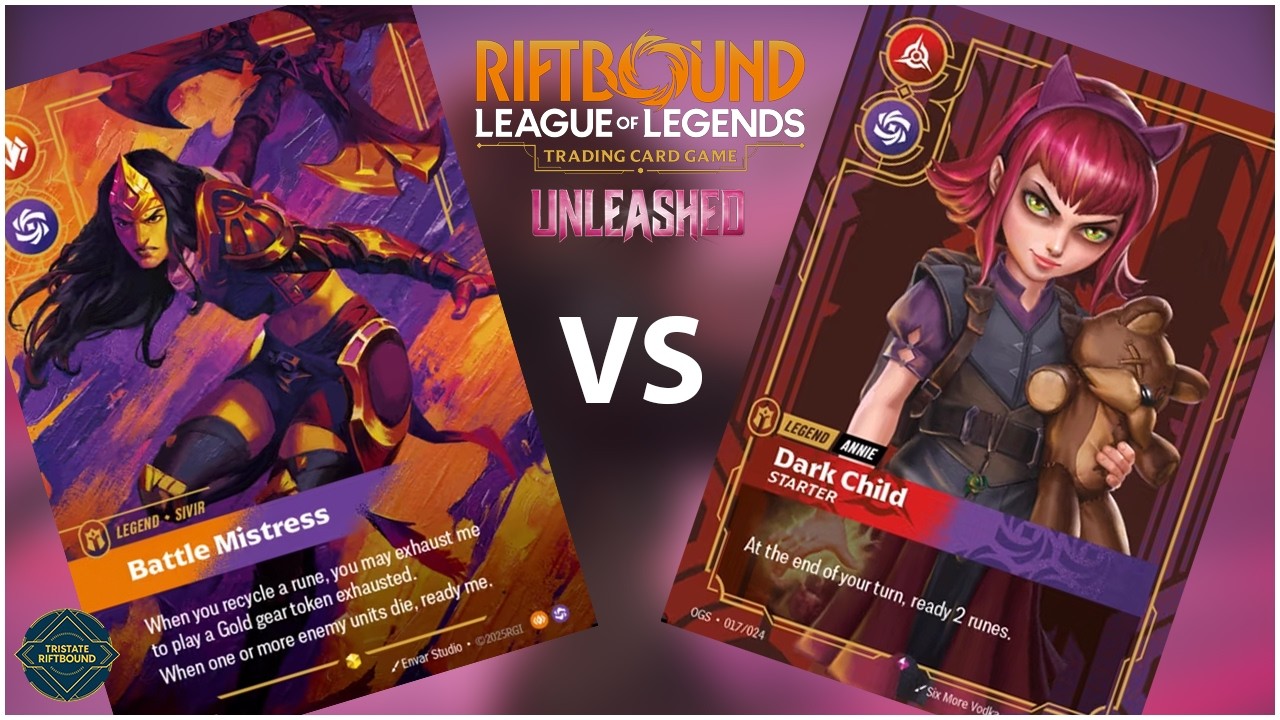 Set 3 Riftbound Unleashed Gameplay | Sivir (Aurora) vs. Annie | Bo3