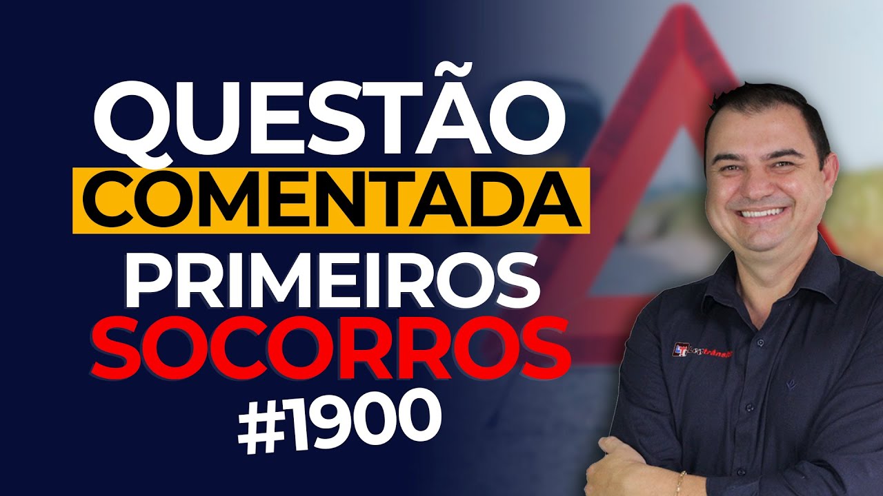 Em relação aos ferimentos leves decorrentes de sinistro de trânsito, você deve: #1900