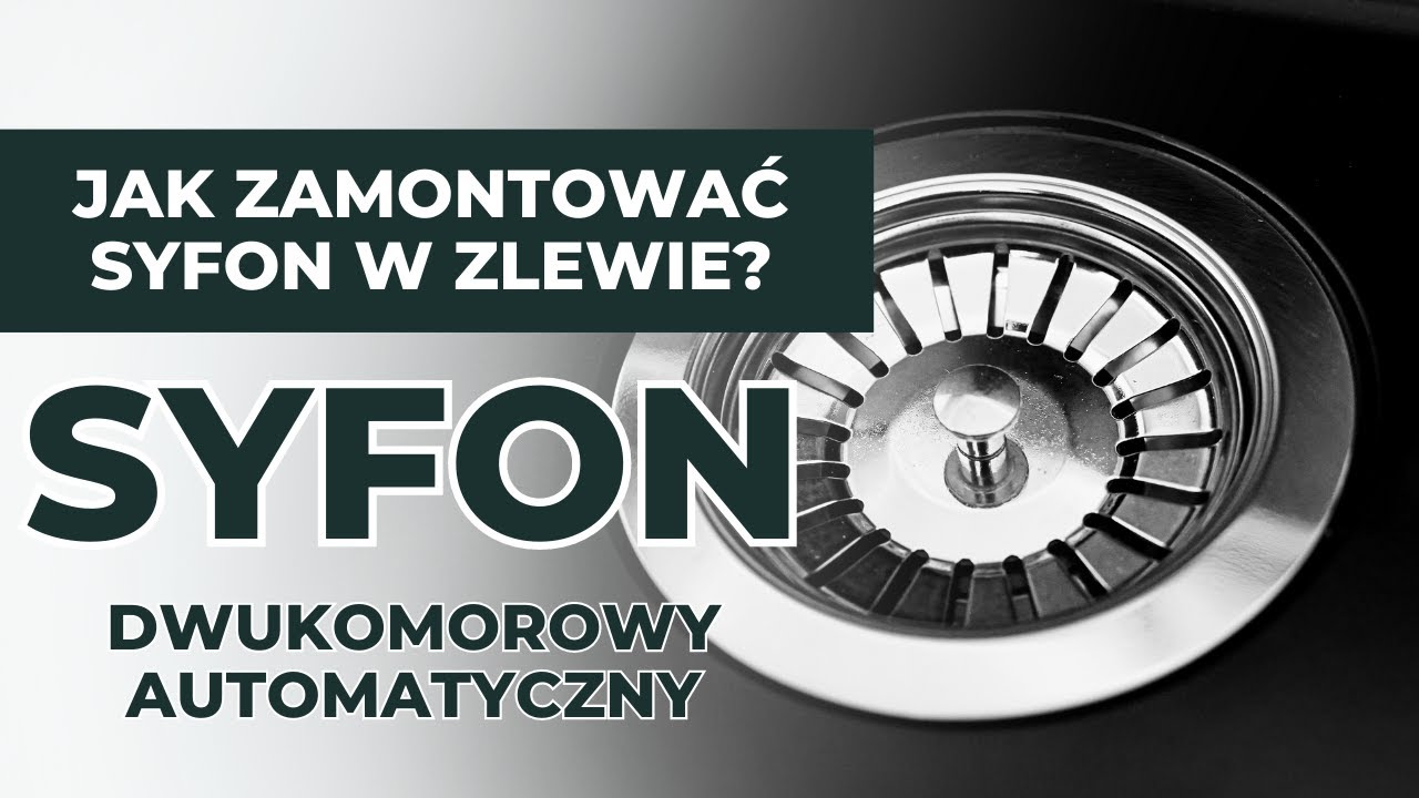 Jak zamontować syfon do zlewu? Montaż syfonu przyściennego | SINK Quality