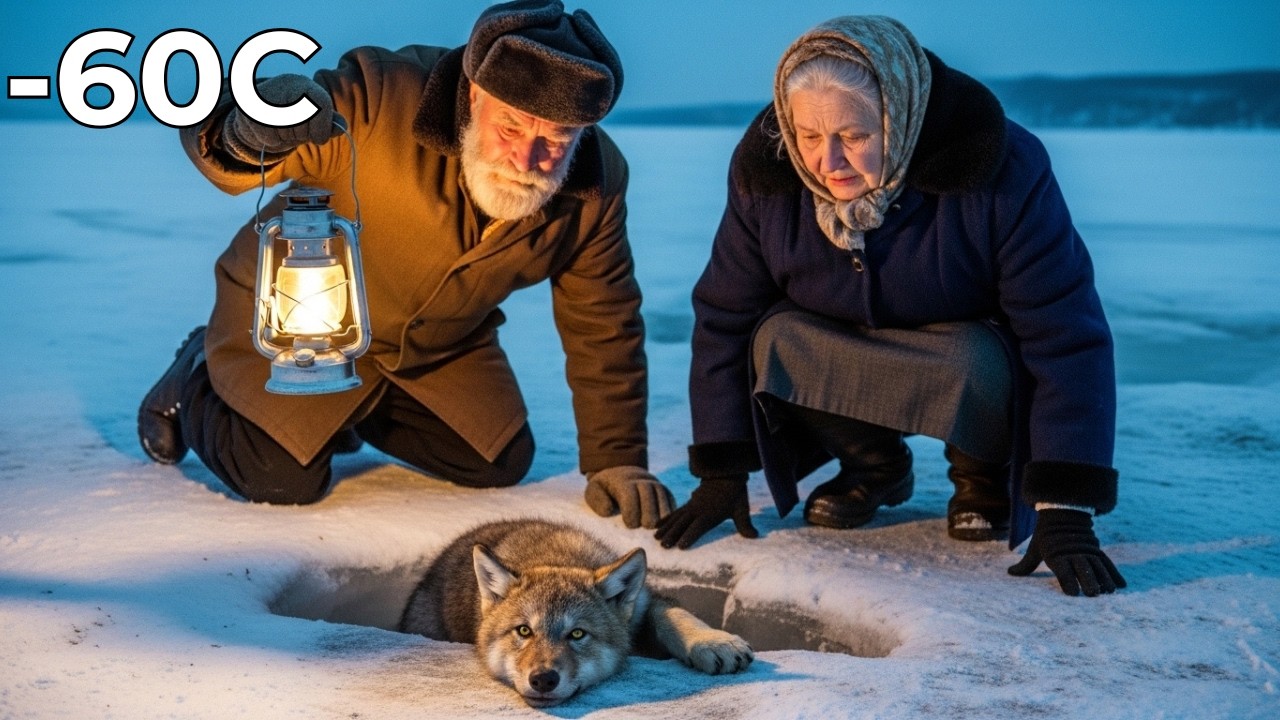 78-Year-Old Man Rescues Wolf Cub Buried in Ice at -64°C