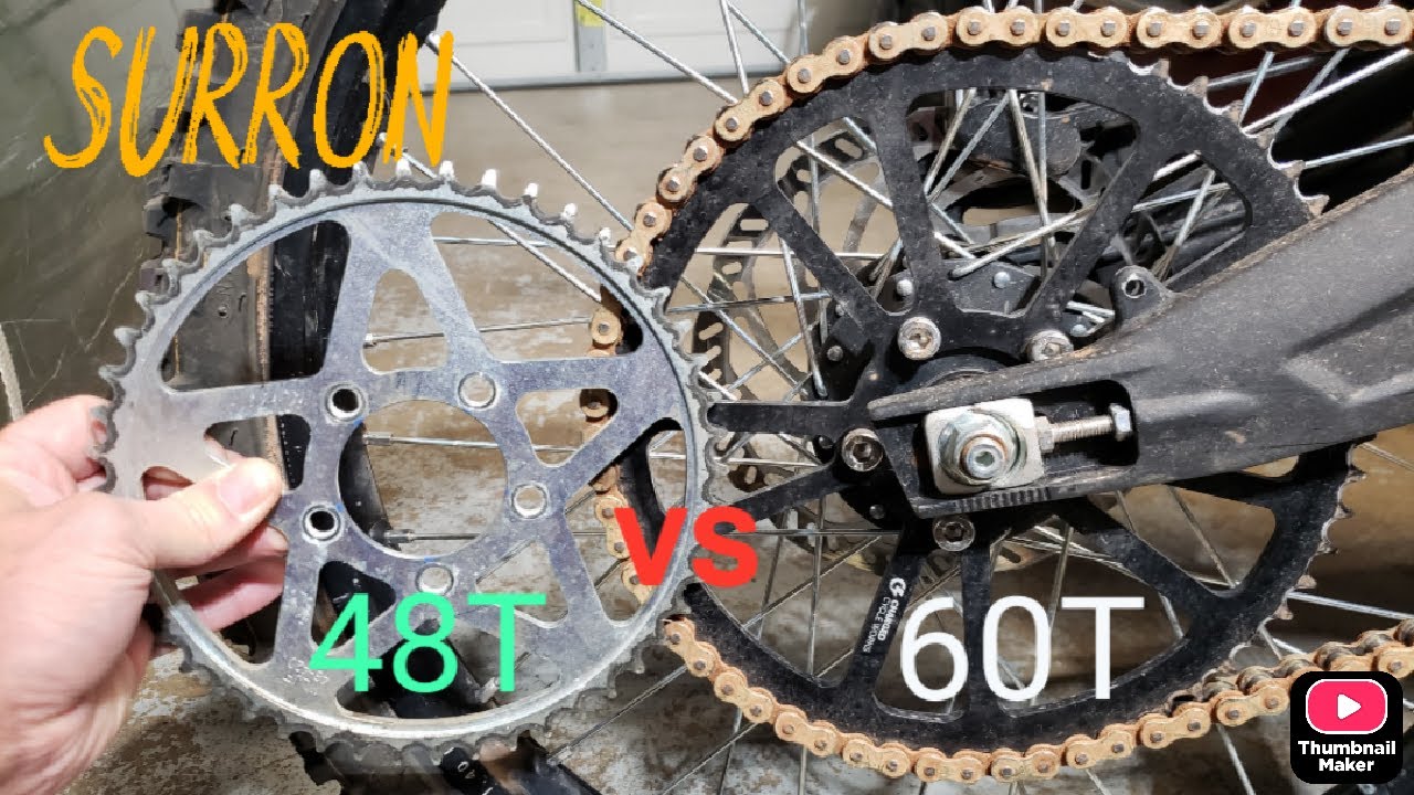 Surron Talaria 60T vs 48T Sprockets.... climbing torque, battery saving!! should you upgrade??