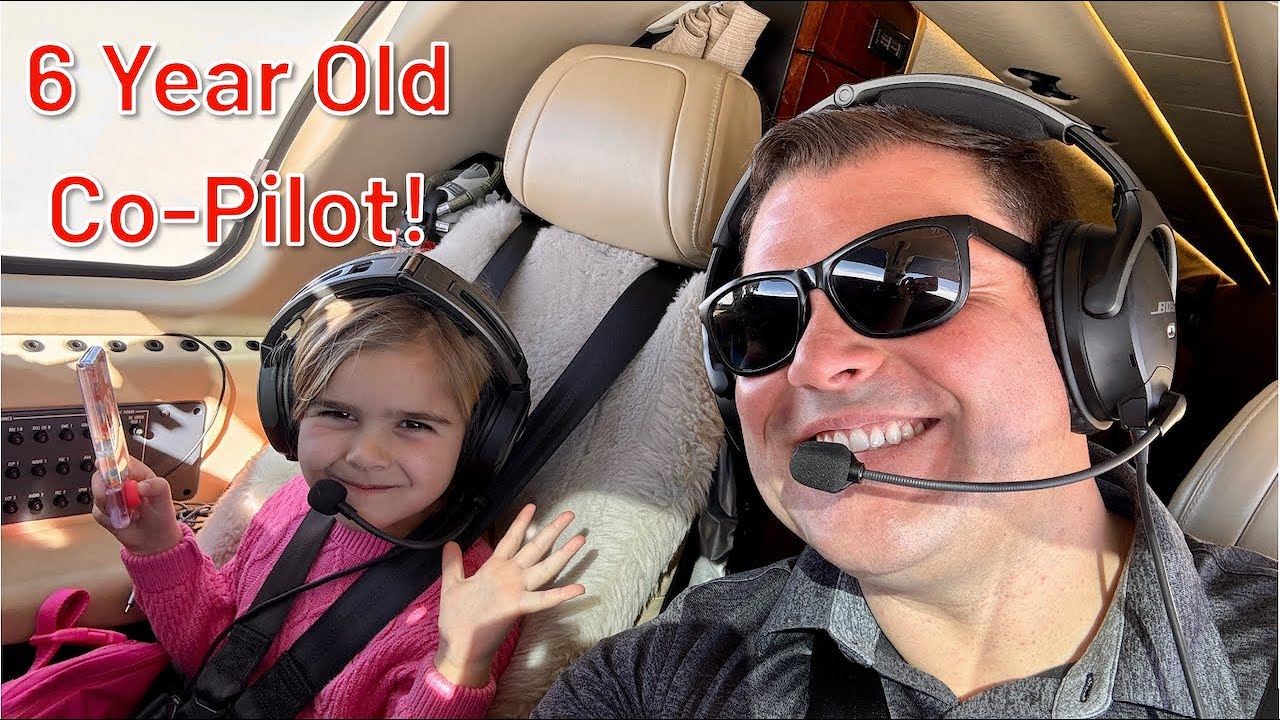 Полеты с детьми — 6-летний второй пилот в самолете Citation CJ4