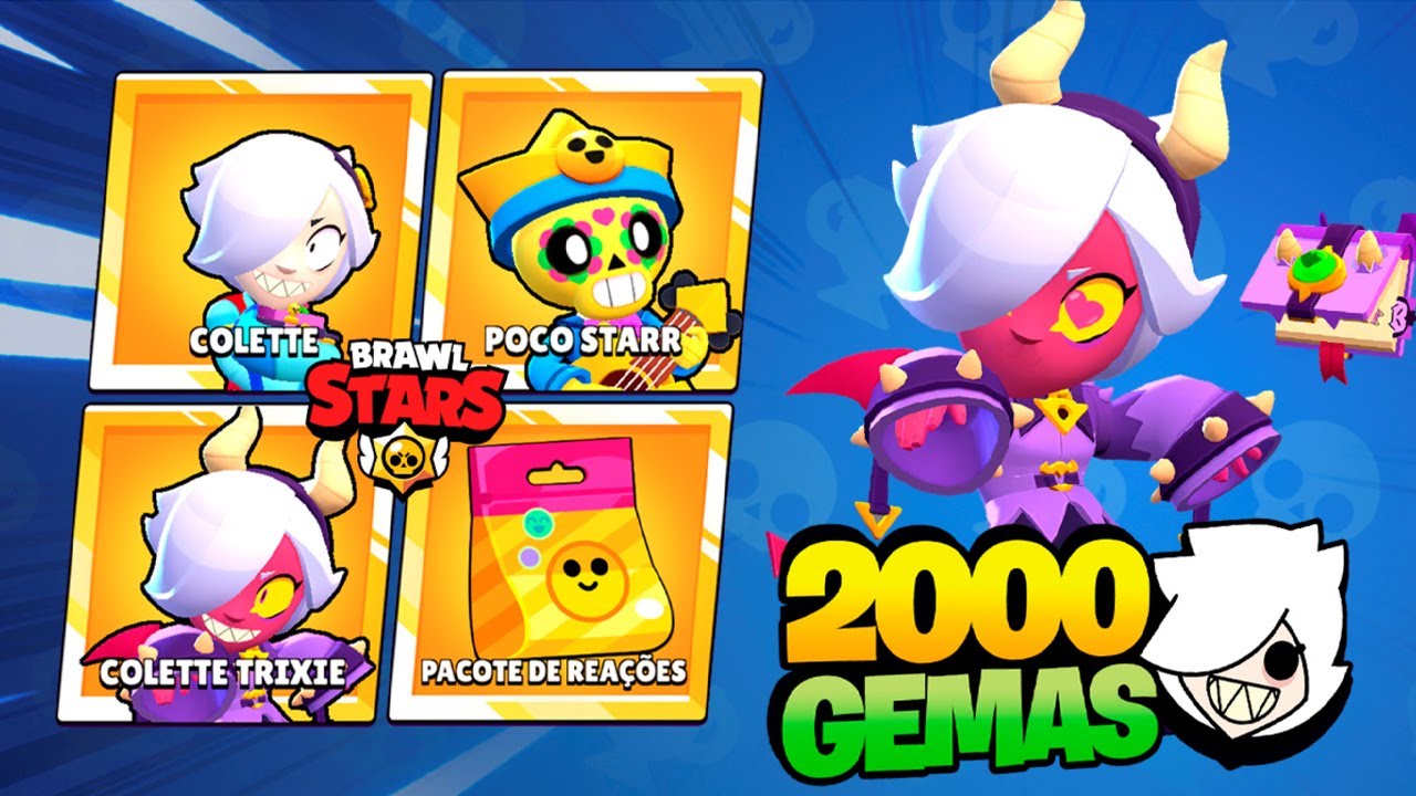 GASTEI 2000 GEMAS E ZEREI O NOVO BRAWL PASS DO BRAWL STARS! NOVA BRAWLER 
