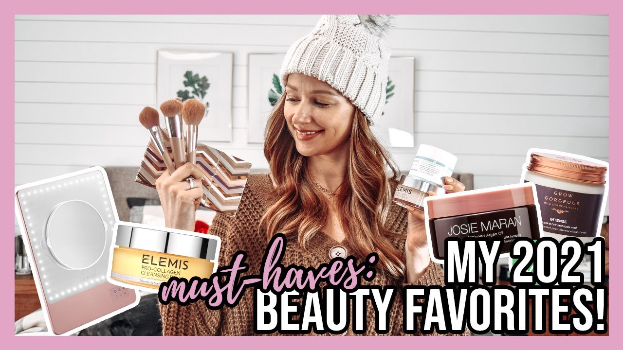 TITLE: MY 2021 BEAUTY FAVORITES! | ELEMIS, FENTY BEAUTY, GROW GORGEOUS, RIKI, JOSIE MARAN, TARTE
