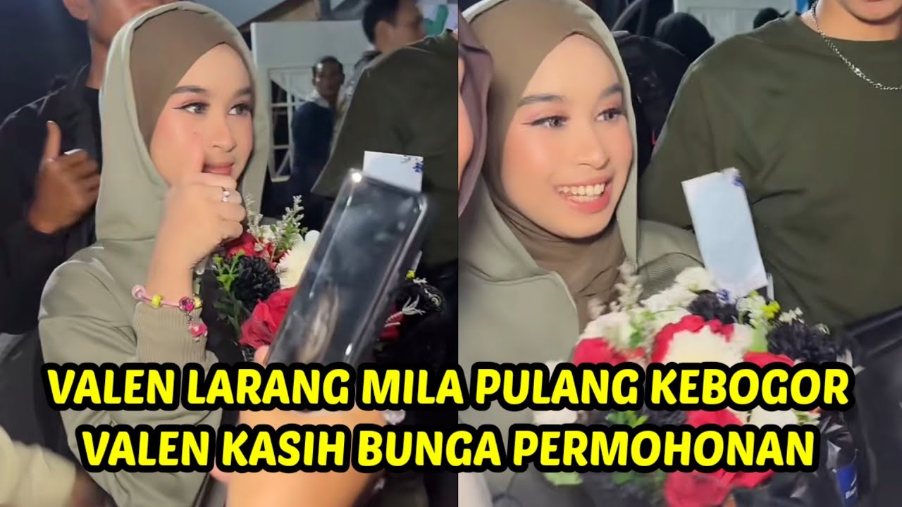 Valen kasih mila buket bunga sebagai permohonan menetap dijakarta