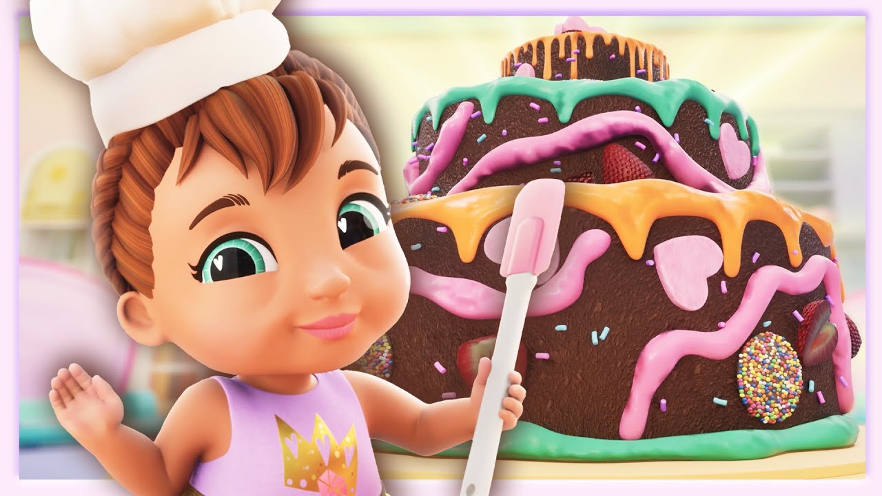 The Baby Alive Dolls Make a HUGE Cake! 💖 Baby Alive Dolls 🌈 Baby Alive BRAND NEW Season 4