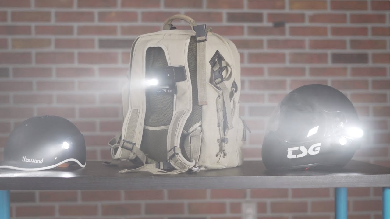 How to install ShredLights on any Helmet or Backpack