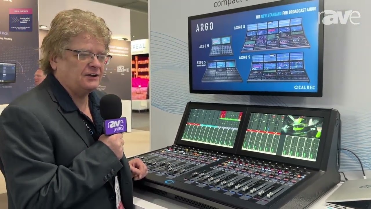 ISE 2025: Calrec Audio Shows Argo M Fully Featured ST2110 Native Compact Console with Built In DSP