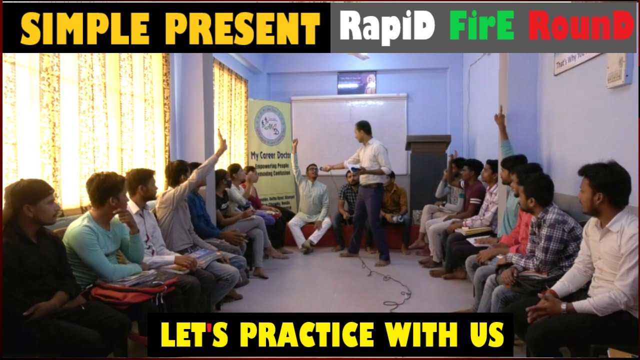 Simple Present Tense Rapid Fire Round For Fluency | Let's Practice to Speak Great | DBG Bihar |