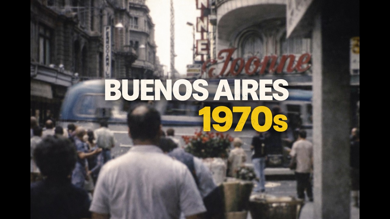 1970s Buenos Aires, Argentina | Vintage Archival Film of City Life & Culture