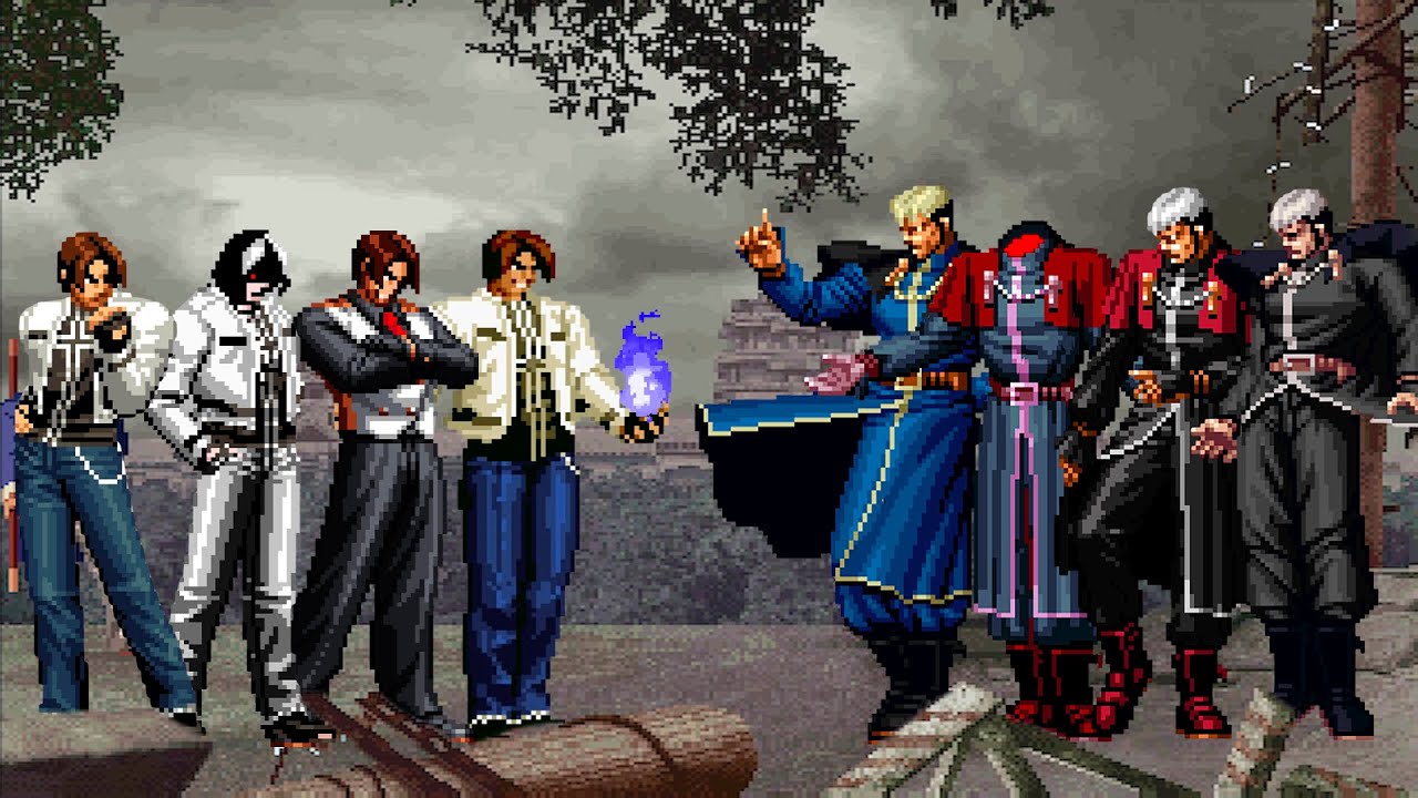 [KOF Mugen] Команда Кё Кусанаги против команды Босса Гёница