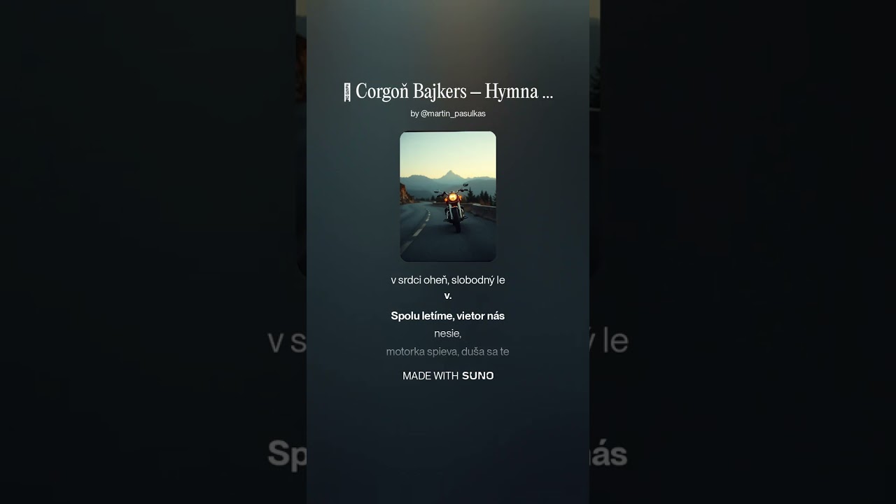 Hymna Slobody  | Corgon Bikers